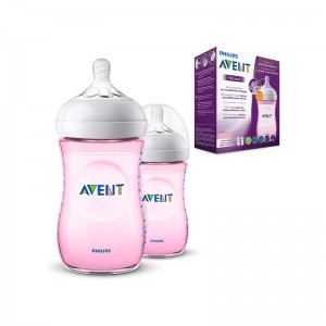 شیشه شیر 260 میل 2 عددی صورتی AVENT