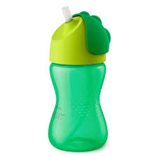 لیوان نی دار 300 میل رنگ سبز فیلیپس اونت Philips avent