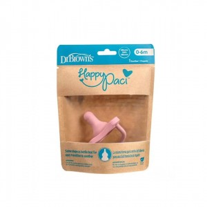 پستانک سیلیکونی 6-0 ماه 2 عددی Happy Paci دکتر براون Dr Brown’s