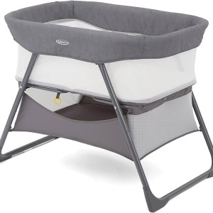 تخت کنار مادر Graco مدل SIDE-BY-SIDE رنگ طوسی