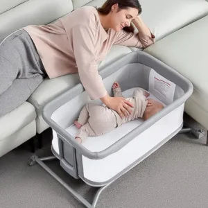 تخت کنار مادر Graco مدل SIDE-BY-SIDE رنگ کرم