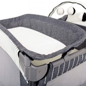 تخت و پارک Graco مدل CONTOUR ELECTRA رنگ طوسی راه راه