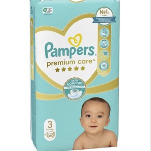 پوشک پمپرز سایز سه 60 عددی