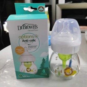 شیشه شیر پیرکس 60 میل دکتر براون طرح شیر
