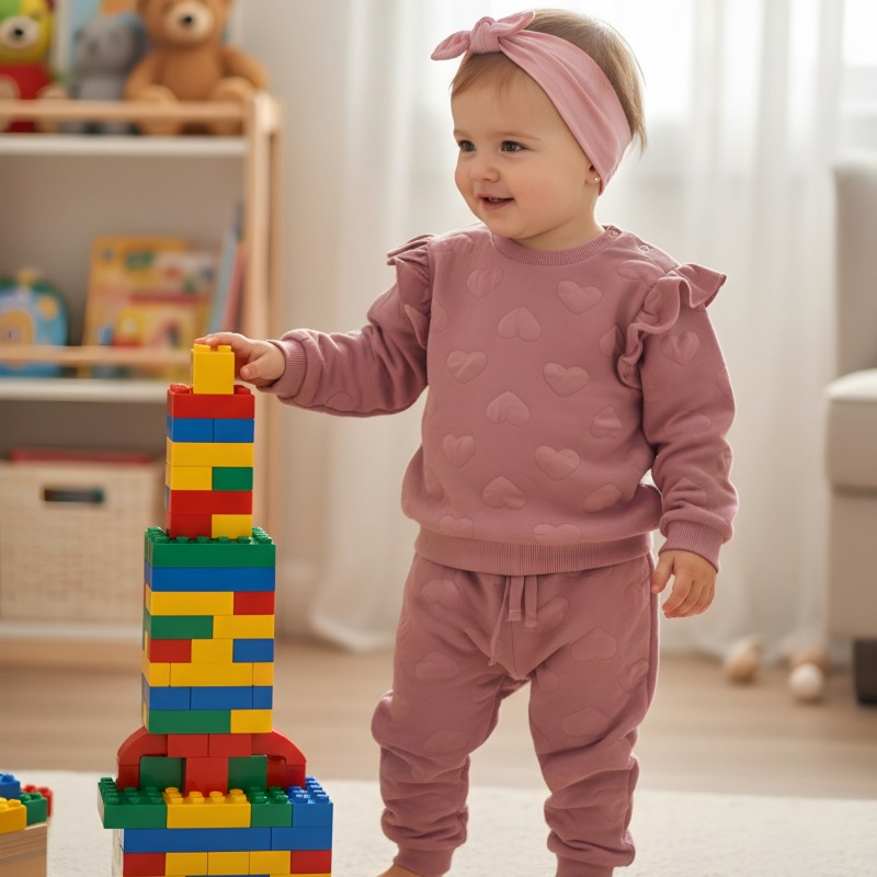 ست بلوز و شلوار نوزادی  برند dymples