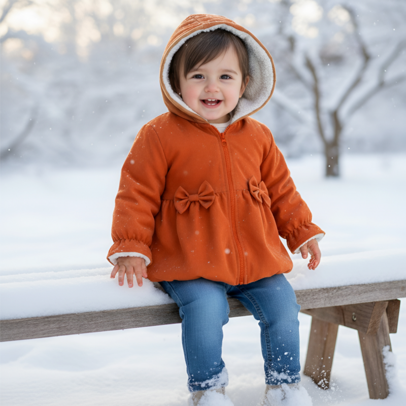 کاپشن پاییزی بچگانه