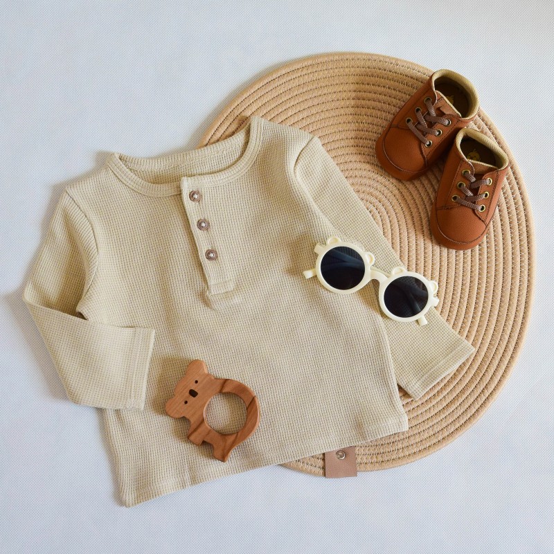 بلوز نوزادی بيسکوئيتی برند kiabi