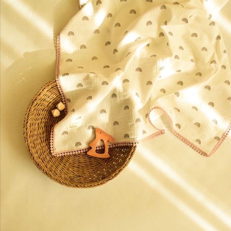 روانداز موسلین نوزادی