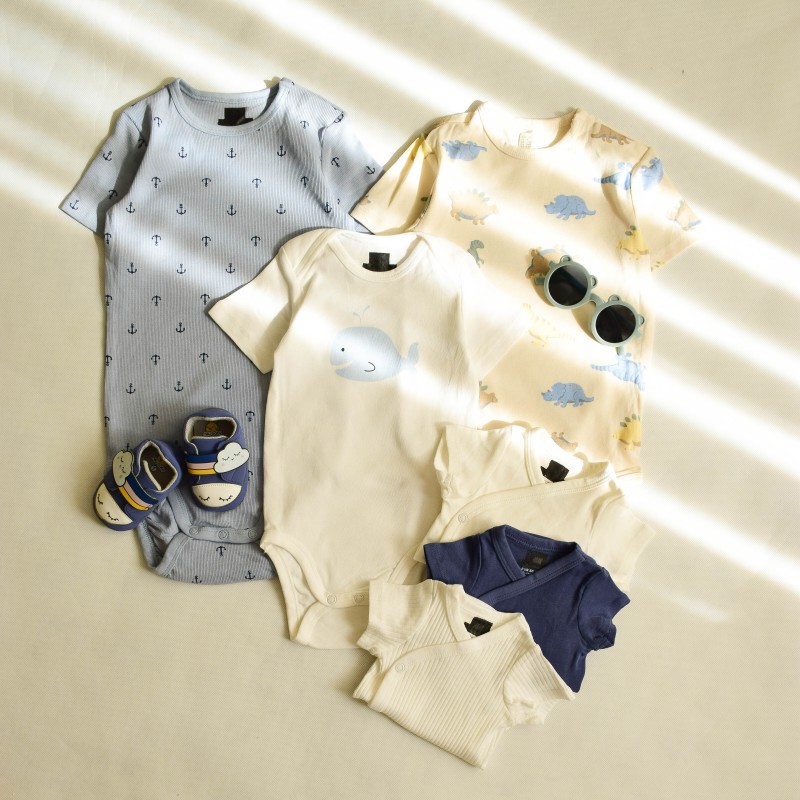 بادی نوزادی آستین کوتاه