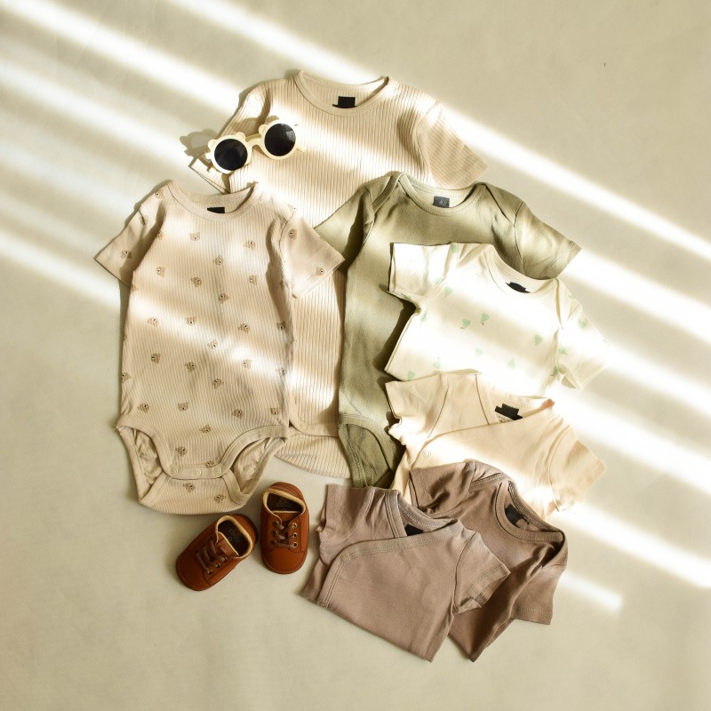 بادی نوزادی آستین کوتاه