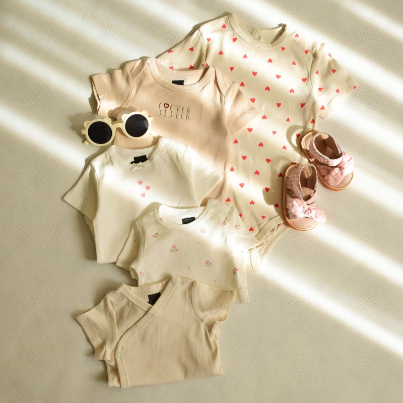 بادی نوزادی آستین کوتاه