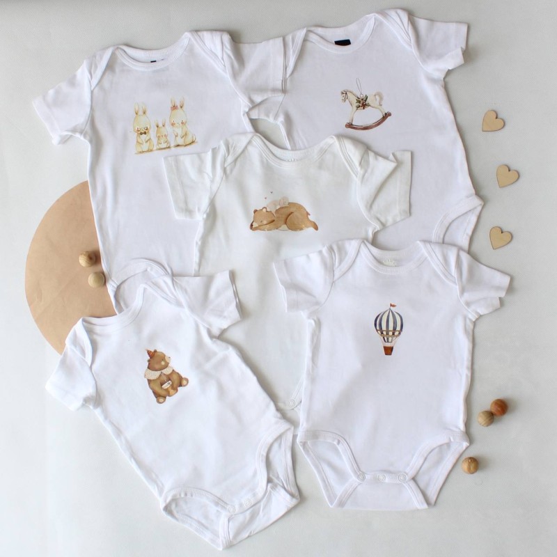 بادی آستین کوتاه برند H&M