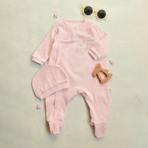 ست سرهمی و کلاه دخترانه