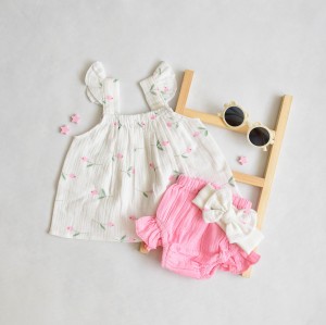 سِت پیراهن و شورت موسلین