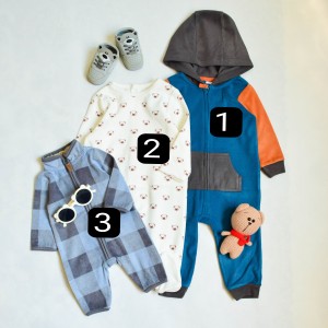 سرهمی فوتر برند carters