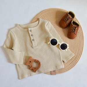 بلوز نوزادی بيسکوئيتی برند kiabi