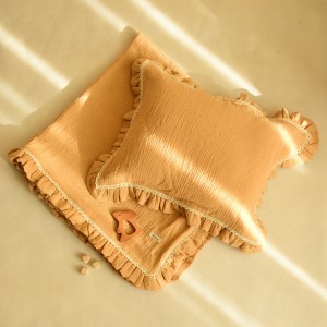 ست روبالشتی و رو انداز موسلین دولایه