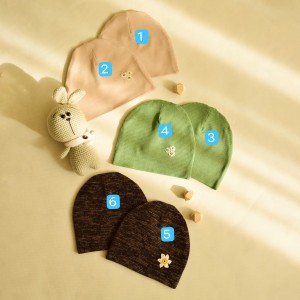 کلاه نوزادی کبریتی ساده و طرح دار