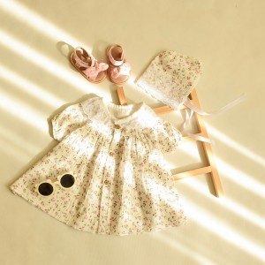 سِت پیراهن و کلاه موسلین