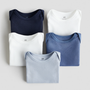 بادی نوزادی آستین کوتاه برند H&M