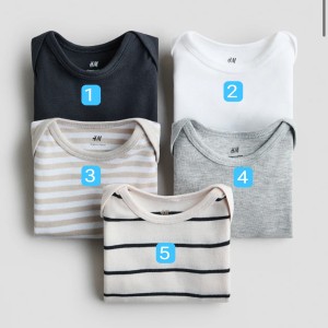 بادی نوزادی آستین کوتاه برند