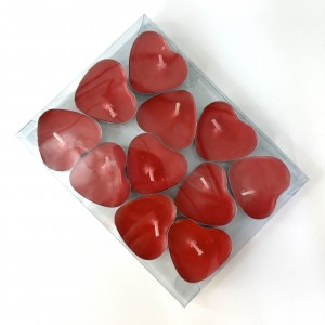 پک 11 عددی شمع وارمر قلبی قرمز