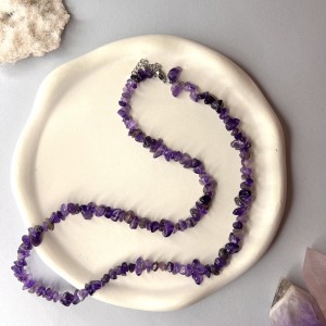 گردنبند آمیتیست نامنظم