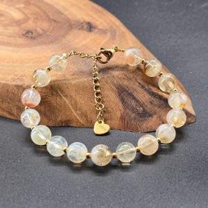 دستبند سیترین کوارتز