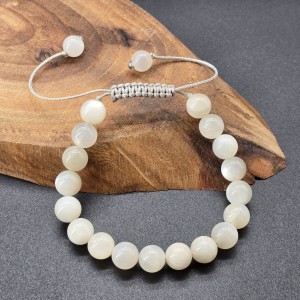 دستبند سنگ مون استون