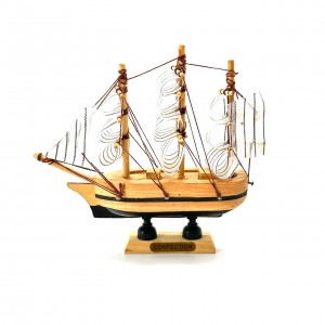 کشتی چوبی وارداتی 13 سانت