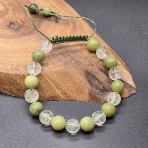 دستبند سنگ سیترین و یشم کانادا