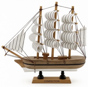 کشتی چوبی وارداتی 21 سانت