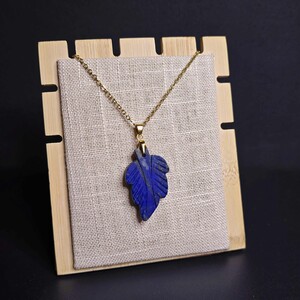 آویز لاجورد افغان طرح برگ کد 332