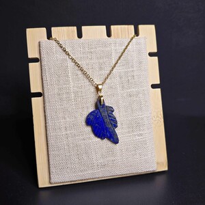 آویز لاجورد افغان طرح برگ کد 333