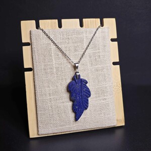 آویز لاجورد افغان طرح برگ کد 338