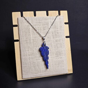 آویز لاجورد افغان طرح برگ کد 339