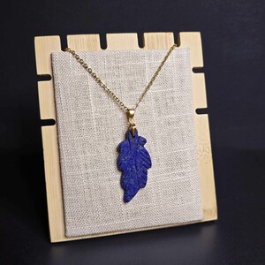 آویز لاجورد افغان طرح برگ کد 343