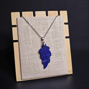 آویز لاجورد افغان طرح برگ کد 350