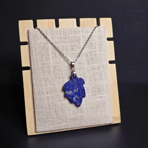 آویز لاجورد افغان طرح برگ کد 351