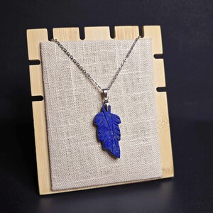 آویز لاجورد افغان طرح برگ کد 352