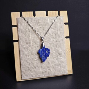 آویز لاجورد افغان طرح برگ کد 353