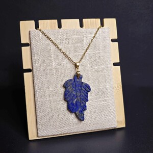 آویز لاجورد افغان طرح برگ کد 362