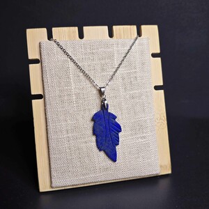 آویز لاجورد افغان طرح برگ کد 366