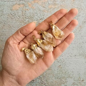 آویز سیترین  راف زرکوب