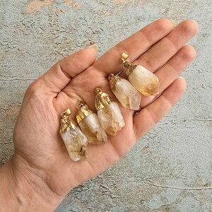 آویز سیترین  راف زرکوب