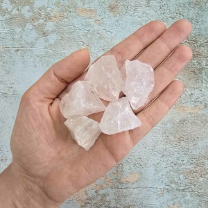 کوارتز صورتی راف شفاف کد 20