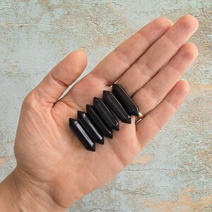 منشور ابسیدین سیاه دو طرفه کد 12