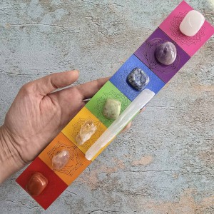 شبکه کریستالی چوبی، سنگهای هفت چاکرا و سلنایت راف