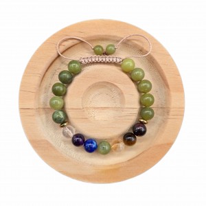 دستبند  سنگ یشم  کانادا و هفت چاکرا