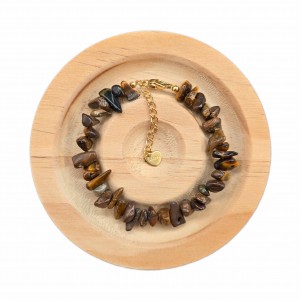 دستبند سنگ چشم ببر نامنظم